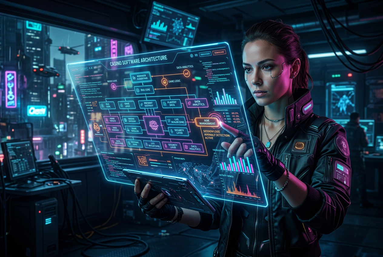 Analýza technických parametrů a softwaru online kasina